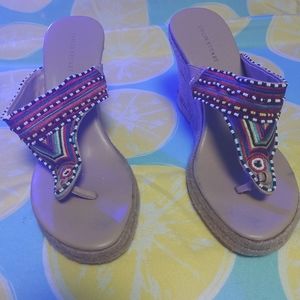 Colin Stuart Beaded Sandals 8.5
